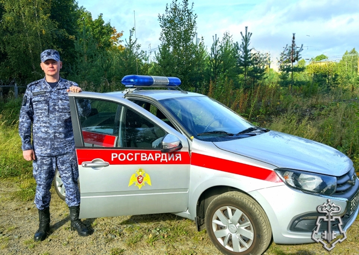 В Петрозаводске благодаря действиям сотрудника росгвардии был предотвращен пожар
