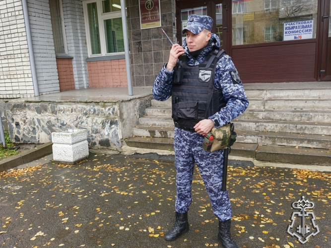 Личный состав Управления Росгвардии по Республике Карелия принял активное участие в Едином дне голосования